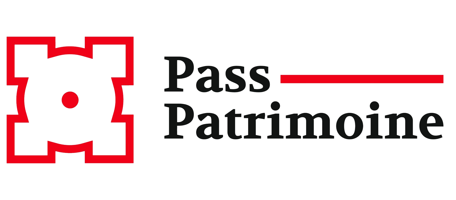 logotype pass patrimoine sans fond